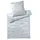 ELEGANTE Mako-Satin, Bettwäsche Spätzchen - 135x200 cm + 80x80 cm rauchblau