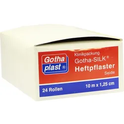 Gotha Silk Heftpflaster 10mx1.25cm Seide Auf Kern 24 ST
