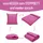 BestLivings 2 in 1 Kuscheldecke 135 x 200 cm Fuchsia