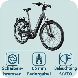 Tretwerk Amber 2023 28 Zoll RH 48 cm Damen dunkelgrau