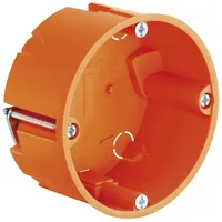 Kaiser Hohlwanddose, Tiefe 35 mm, ø 68 mm, orange