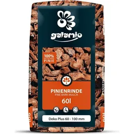 Galamio Rindenmulch Pinie Deko Plus 60l x 26 Sack 1560l