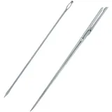 Westmark 1 Spicknadel + 1 Dressiernadel, Länge: 18 cm/19 cm, Rostfreier Edelstahl, Silber, 126722E6