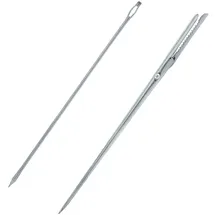 Westmark 1 Spicknadel + 1 Dressiernadel, Länge: 18 cm/19 cm, Rostfreier Edelstahl, Silber, 126722E6