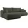 Selsey Ecksofa, Olivgrün, Textil, L-Form, Ottomane links, 260x165 cm, Wohnzimmer, Sofas & Couches, Wohnlandschaften, Ecksofas