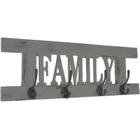 MCW Garderobenpaneel Familie grau