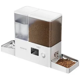 rojeco 2-in-1-Futterautomat ROJECO Button Version (weiß)