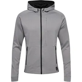 hummel INTERVAL ZIP HOODIE grey melange - 2XL