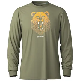 Smartwool Unisex Merino Geometric Bear Langarmshirt