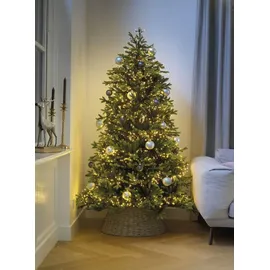 Lumineo Lichterkette 3000 LED warmweiß außen 28 m schwarz - Schwarz