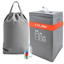 Spetebo Flaschensammler 115 l 1-tlg. grau