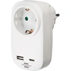 Brennenstuhl 1508210 Netzstecker-Adapter Weiß