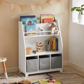 SoBuy Kinderregal KMB34 63 x 80 x 28 cm MDF weiß