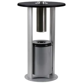Showdown® Displays Smoking Table Standaschenbecher silber, 1 St.