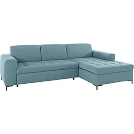 OTTO products Eckcouch Polyester 2-Sitzer Blau