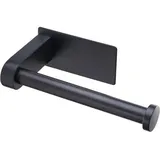 Toilettenpapierhalter ohne Bohren Edelstahl Kleber Schwarz