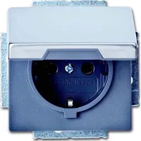 Busch-Jaeger Klappdeckelsteckdose 20 EUK-866 Weiß 1 St.