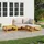 vidaXL Garten-Lounge-Set 4-tlg. braun