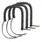 Auerswald Spiralkabel-3er-Set COMfortel-Handset