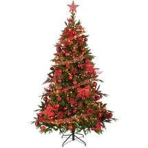 HOUSE OF SEASONS Baumdekoration bruchfest rot 100 Stück