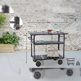 CLP Servierwagen Spring bronze