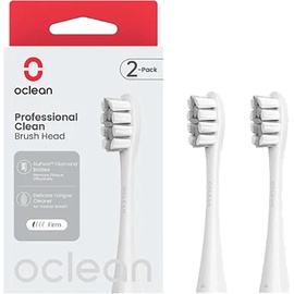 Oclean Professional Clean Ersatzbürste grau, 2 Stück