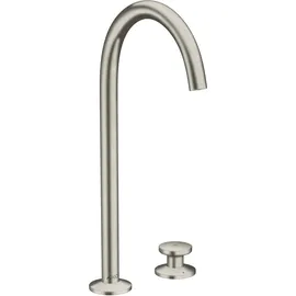 Hansgrohe Axor One 2-Loch Waschtischmischer Edelstahl Optic