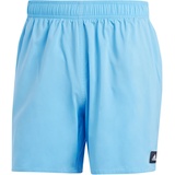 adidas Solid CLX Length Swim Shorts Badehose, Blue Burst/White, 3XL