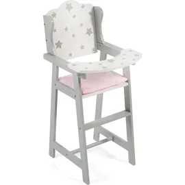 Bayer Chic 2000 Puppenhochstuhl stars grau
