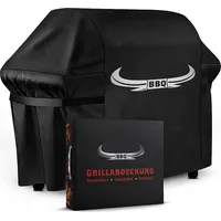 Amandi Grillabdeckung 122 x 61 x 147 cm Oxford-Gewebe schwarz