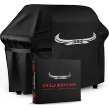Amandi Grillabdeckung 122 x 61 x 147 cm Oxford-Gewebe schwarz