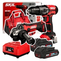 SKIL 20 V Akku-Werkzeugset: 3020 Schlagbohrmaschine + 3920 Winkelschleifer