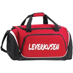 multifanshop Sporttasche - Leverkusen - Textmarker - Druck weiß - Tasche