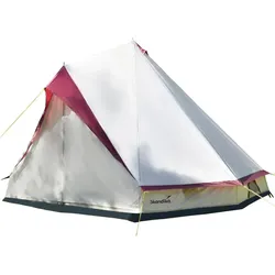 Campingzelt - Tipi Comanche 400 - 8 Personen - Tipi mit abnehmbarem Zeltboden One Size