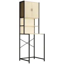 Waschmaschinenschrank EDINO Honig-Eiche ca. 64x189x48cm