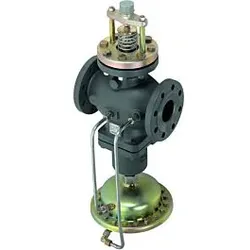 Danfoss Vol,-stromregl, m,Stellv, 003G1089 DN80, Kvs 80, PN25, GGG-40,3, Flansch