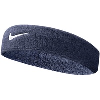 Nike Unisex Erwachsene Swoosh Headband/Stirnband, Blau (Obsidian/White), Einheitsgröße