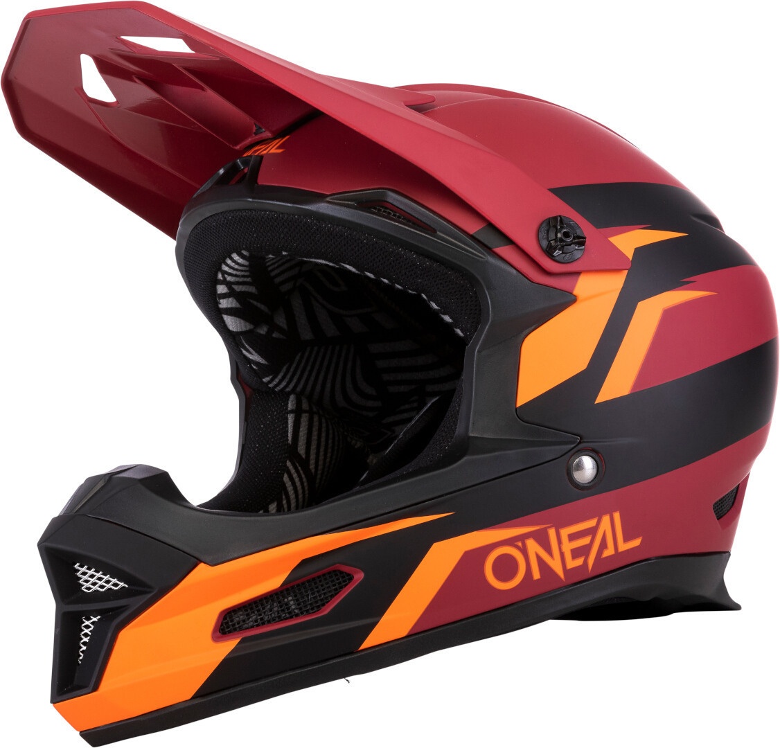 Oneal Fury Stage Downhill Helm, rood-oranje, XS