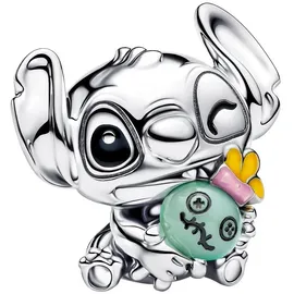 Pandora Charm Disney Stitch und Schrulle Gelb/Grün/Rosa 794554C01
