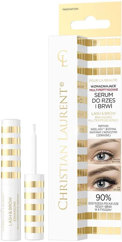 Stärkendes Multipetid-Serum für Wimpern und Augenbrauen