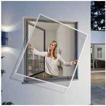 WINDHAGER Insektenschutz-Fensterrahmen Flexi Fit 130 x 150 cm Weiß