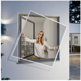 WINDHAGER Insektenschutz-Fensterrahmen Flexi Fit 130 x 150 cm Weiß