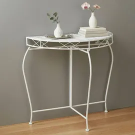 DanDiBo Ambiente Konsolentisch 75 x 0 x 0 Weiss