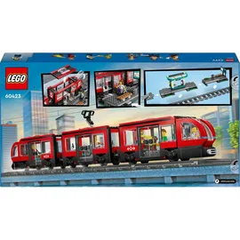 LEGO City Straßenbahn mit Haltestelle