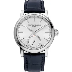 Frederique Constant Manufacture Classic Date FC-706S3H6 - Sonnen guilloche,silber,blau - 40mm