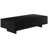 [en.casa] Lärketorp Schwarz Hochglanz 115 x 55 x 31 cm