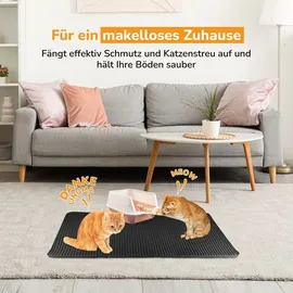 linuma Katzentoilette XXL Schwarz