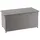 Mendler Poly-Rattan Kissenbox HWC-D88, Gartentruhe Auflagenbox Truhe ~ Basic grau, 51x100x50cm 170l