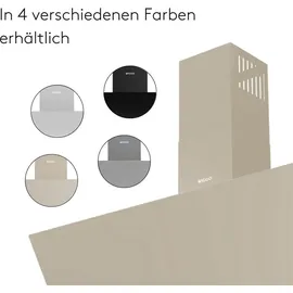 Wiggo A942C Wand-Dunstabzugshaube creme