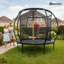 HyperMotion Kindertrampolin 244 cm Schwarz